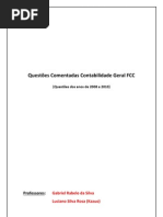 200 Questões Comentadas Contabilidade Geral - FCC 2010 Gabriel Rabelo e Luciano Silva Rosa