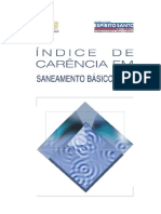 Indice de Carencia em Saneamento Basico - 2000