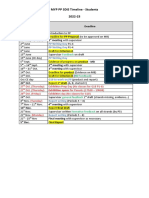 PP Timeline - 2022-23 - Students