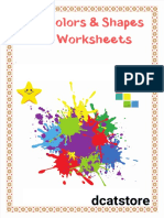 Colors & Shapes Worksheets