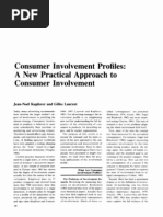 Download Consumer Involvement Profiles a New Practical Approach to Consumer Involvement by Aga Jati SN61898874 doc pdf