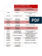 Plano Alimentar