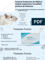 Efectos bioquímicos hepáticos en rata wistar al administrar hierro vía oral
