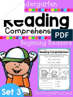 Kindergarten Reading Comprehension Set 3