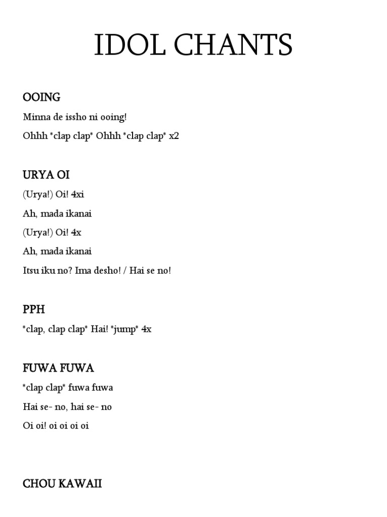 Idol Mixes | PDF