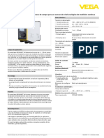 ES Data Sheet VEGAMET 141 Dispositivo de Control en Una Carcasa de Campo para Un Sensor de Nivel An