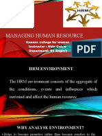HRM Environment