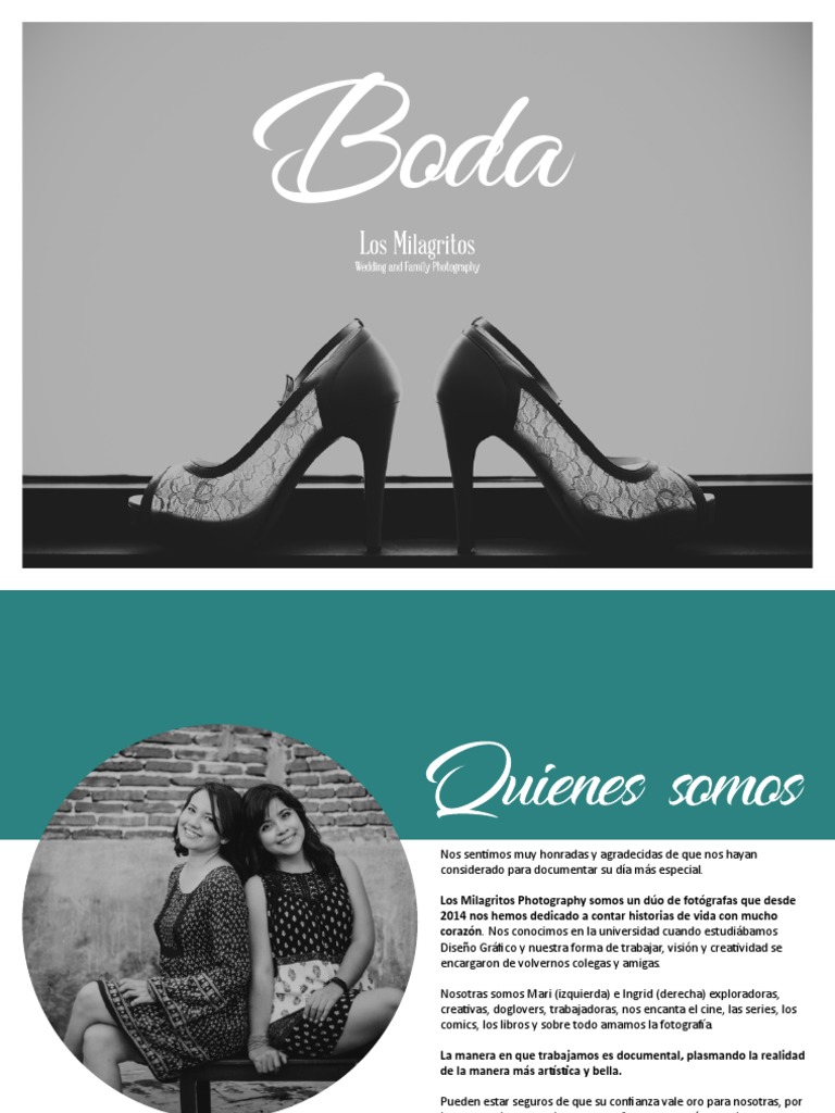 Bodas 2017 Los Milagritos Fotografía PDF
