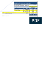 Orçamento de equipamentos de segurança