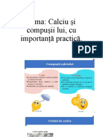 Calciu Si Compusii Lui