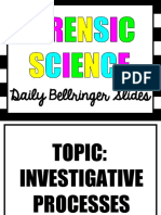 Forensics Bellringers - An Entire Year of Start Questions