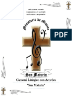 Cantoral Liturgico Con Acordes SAN MATURÍN. Actualizado 15 de Diciembre de 2022