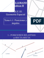 Geometría Analítica 3 - Posiciones y Angulos