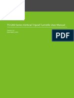 TS1200 Series Tripod Turnstile User Manual 