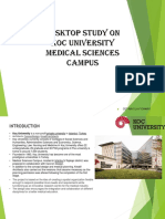 Koc University Medical Sciences Campus Desktop Study