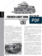 French Light Tank R35 Beiblatt