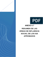 2022 - 11054 - Anexo 4.7 Resumen de Las Áreas de Influencia Social de Los Iga Aprobados - 16.11.22