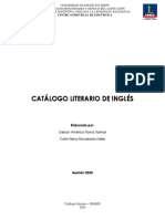 Catálogo Literario INGLÉS 2020