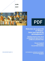 Cahier 2007-01F - Reduction de La Pauvrete en Afrique