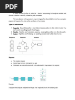 Lesson 2 - Control Structures