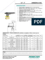 Flowcon - Valvula de Control Unimizer 2 Vias