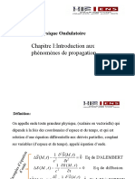 Ondulatoire Chapitre 1