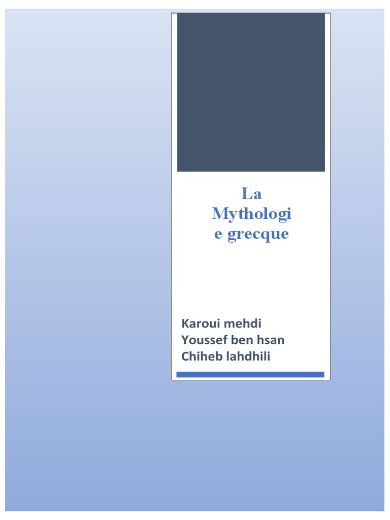 Dieux et Héros de la Mythologie Grecque | PDF | Enfers grecs | Zeus