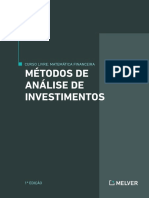 Metodos de Analise de Investimentos