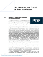 Mobile Robot Manipulator Kinematics and Non-Holonomic Constraints