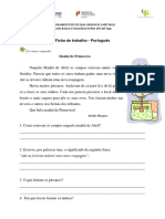 Ficha de Trabalho - Português