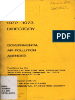 1972 US Air Pollution Control Agencies