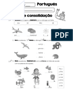 Consolidação de ditongos e consoantes em português