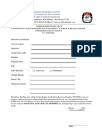 Formulir Pendaftaran PEMIRA 2023