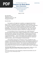 2023-01-10 - Letter - WHCO - Biden Confidential Docs