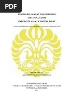 Download Analisis Kelemahan Dan Kelebihan Tata Guna Tanah Kabupaten Agam Sumatera Barat by Arum Nawang Wulan SN61902203 doc pdf