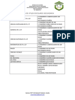 Lista de Utilies Escolares Secundaria