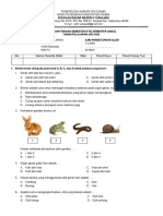 Soal Pts KLS 5 IPA