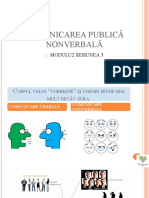 Comunicarea Publica Nonverbala