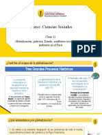 Clase 11 - Globalización, Pobreza, Estado, Conflictos Sociales y Medio Ambiente en El Perú