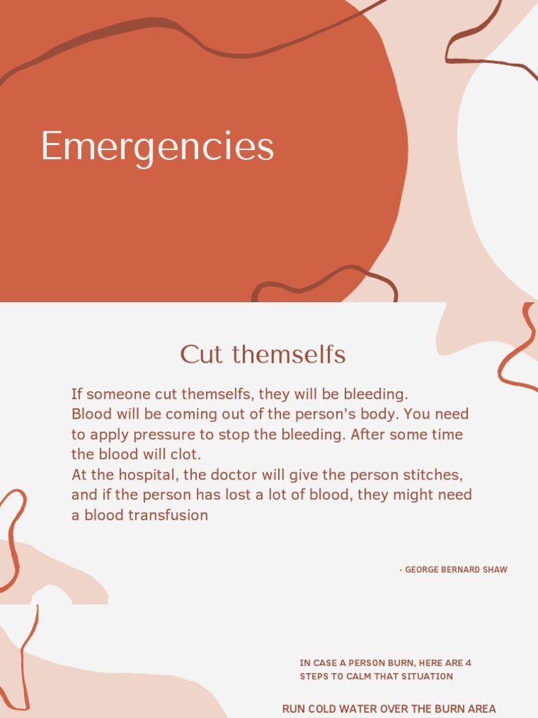 Basic First Aid Procedures for Common Emergencies PDF