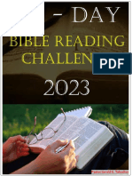 Bible Reading Challenge For 2023