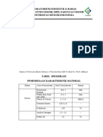 Tabel Spesifikasi Dan Rangkuman Data KLP 12