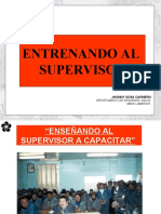 Entrenando Al Supervisor