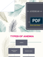 TYPES OF ANEMIA