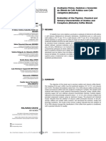 Estudo - Dirigido - Avaliações Físicas, Químicas e Sensoriais