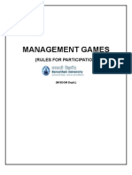 Rules of Management Games 3