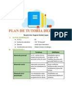 Plan de Tutoria de Aula 3º - A