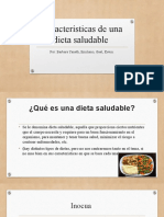 Características de Una Dieta Saludable