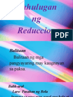 Kahulugan NG Reduccion