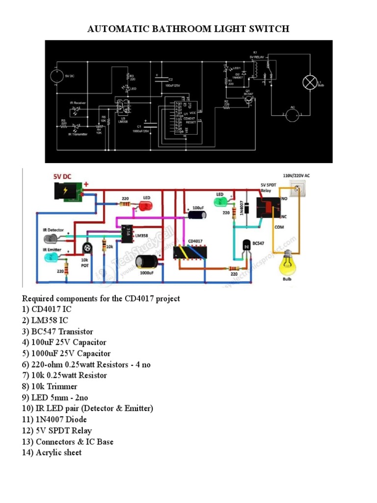 Automatic Bathroom Light Switch PDF